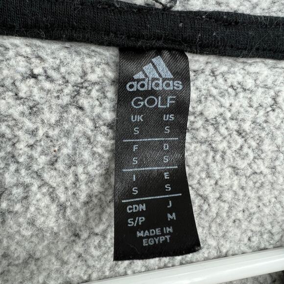 Adidas SMALL GOLF Men's Gray Screen Print Hoodie Sweater Sweatshirt Pullover - Picture 5 of 7